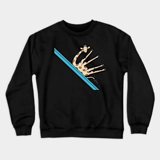 Sliding Giraffe Crewneck Sweatshirt